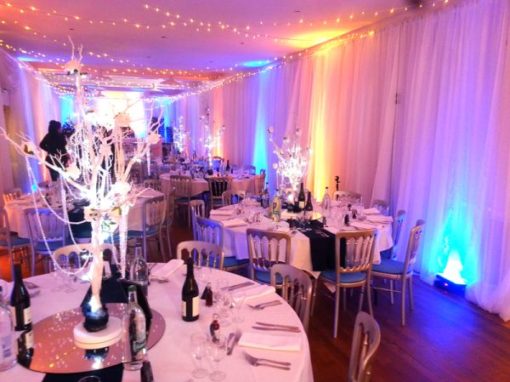 Village Hall Draping & Lighting